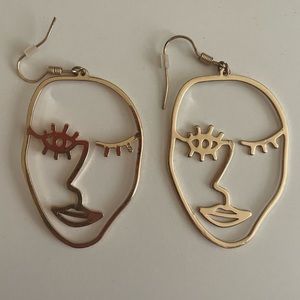 Rose Gold Earrings